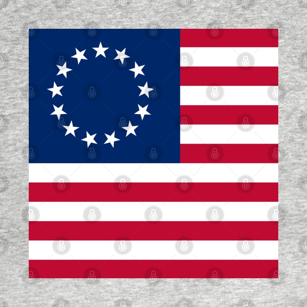 Betsy Ross flag by valentinahramov